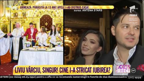 Liviu Vârciu este, din nou, singur. Cântăreţul a anunţat că a pus punct relaţiei cu mama fetiţei sale
