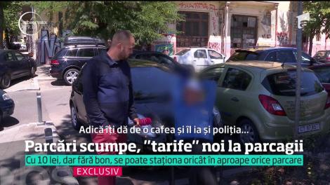 Scumpirea parcărilor în centrul Bucureştiului, bucuria parcagiilor. Au mărit şi ei tarifele