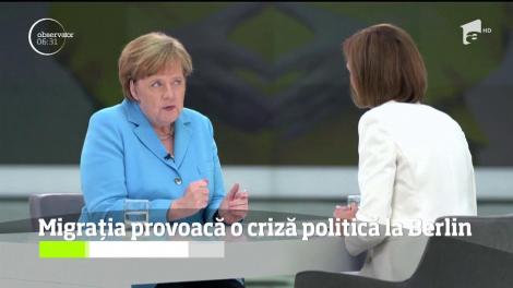 Divergenţele pe tema imigraţiei pot provoca  o criză de Guvern în Germania
