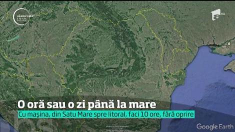 O oră sau o zi până la mare. Un drum cu trenul între Satu Mare și Constanța durează 18 ore