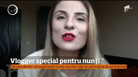 Vlogger spceial pentru nunți. O tânără din Târgul Mureș și-a făcut primul vlog de nuntă în limba română