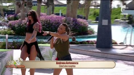 Andreea Antonescu cântă, la Neatza, melodia „Când vine noaptea”