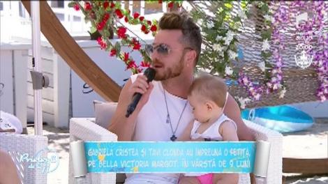 Gabriela Cristea şi Tavi Clonda, o familie de invidiat. Cele două vedete TV au dat tot din casă: „Ne gândim să mai facem un copil”