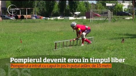 Visa să ajungă mecanic locomotivă, dar a ales meseria de EROU. Plutonierul major Tudor Avram a salvat un copil de doi ani căzut într-o fântână: "Nu m-am gândit nicio secundă la viaţa mea"