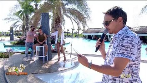 Provocare nouă, la Neatza! Andreea Antonescu joacă „Ai greșit, te-am dușuit”