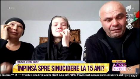Șantajată după ce ar fi rămas însărcinată?! S-a sinucis eleva de 15 ani de frică? Tatăl: ”Îmi vreau copilul înapoi”