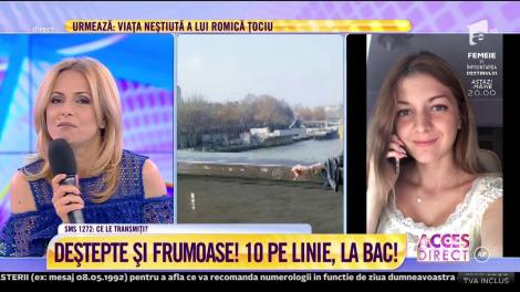 Elevii de 10 de la Bacalaureat 2018. Iris: "Vreau să plec definitiv din România"