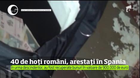 Autorităţile spaniole au arestat 40 de români, membri ai unui grup infracţional care acţiona în Andaluzia