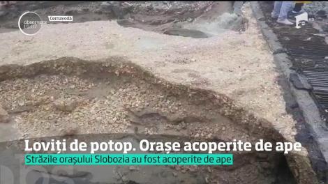 Loviți de potop. Orașe acoperite de ape. Guvernul acordă ajutoare celor afectați de inundații