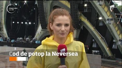 Cod de potop la Neversea. Acesta este cel mai mare festival organizat pe plajă din Europa