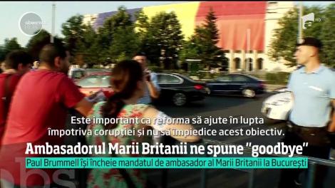 Ambasadorul Marii Britanii ne spune ”goodbye”. 8000 de români studiază în Anglia