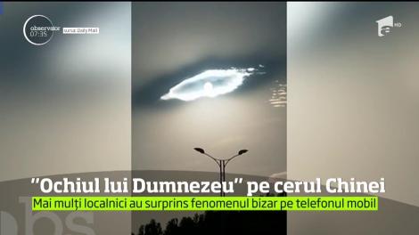 Locuitorii unui oraş din nordul Chinei au avut parte de un peisaj bizar pe cer