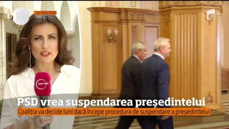 Liviu Dragnea a anunţat că va decide cu partenerii de coaliţie dacă încep procedura suspendării preşedintelui