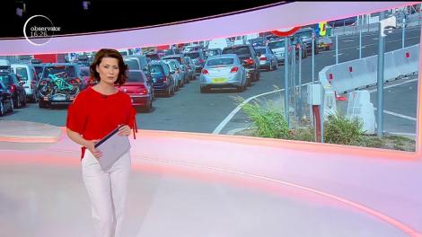 Începe aglomerația în vămi. Cozile se întind pe câțiva kilometri