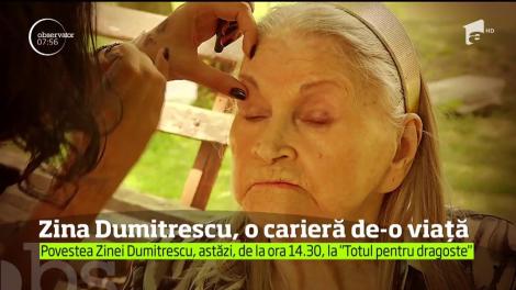Zina Dumitrescu are în spate o carieră cât o viaţă întreagă