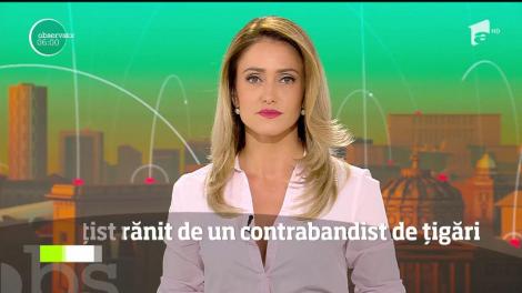 Un polițist de frontieră din Suceava a fost rănit de un contrabandist de țigări