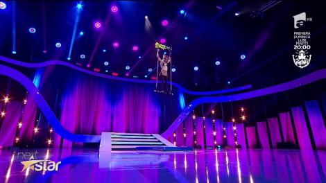 Aija Taheira Surugiu, spectacol magnific la trapez pe scena "Next Star"