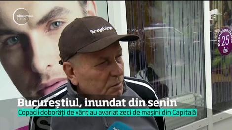 Vremea s-a dezlănţuit din nou peste România! Furtunile au inundat Capitala, au doborât copaci şi stâlpi şi au lăsat mii de oameni izolaţi