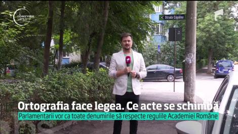 Ortografia face legea. Ce acte se schimbă