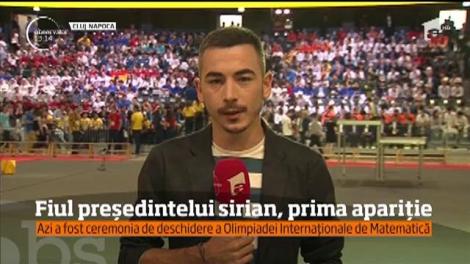 Fiul președintelui sirian, prima apariție de la sosirea în România