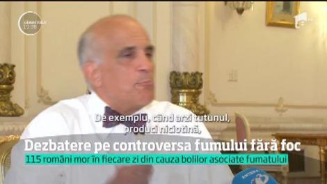 Dezbatere pe controversă fumului fără foc