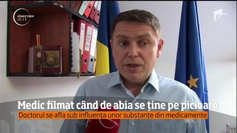 Caz ULUITOR în Bihor! Un doctor a fost filmat în timp ce abia se mai ţinea pe picioare
