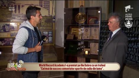 Ilie Dobre, unul dintre cei mai cunoscuți comentatori sportivi din România, are 10 recorduri mondiale. În 2014 a primit premiul "Omul anului în Media"