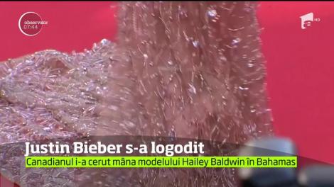 Justin Bieber s-a logodit cu modelul Hailey Baldwin, scriu tabloidele de peste ocean