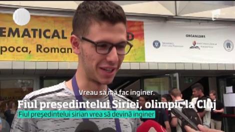 Tatăl lui, preşedintele Siriei, a fost aproape să provoace un nou război mondial. El a venit la Cluj, la olimpiada de matematică, şi vrea să fie inginer!