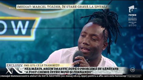 Fernando, despre Nea Mărin: "M-a rupt cu bătaia"