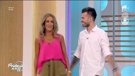 Diana Munteanu, mai veselă ca niciodată! Florin Ristei: "Azi e ziua în care nu își pastilele dimineața"