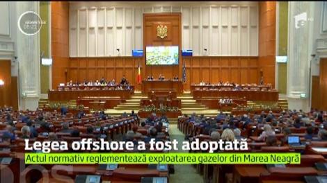 Legea offshore a trecut şi de Camera Deputaţilor. Votul a fost însă unul cu scandal