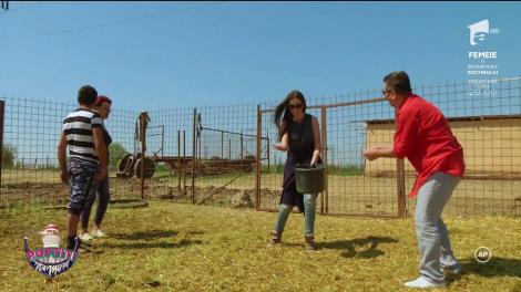 Iuliana Luciu, păcălită de Nea Mărin. A fost pusă să mulgă… un țap. Cum a reacționat când și-a dat seama