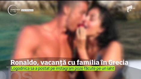 Cristiano Ronaldo se bucură, împreună cu familia, de vacanţă