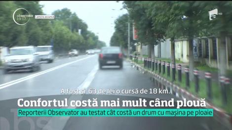 Ploaia dă roade celor conduc afaceri de transport în Bucureşti