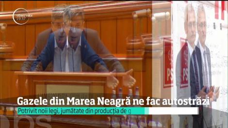 Legea care schimbă condiţiile &icirc;n care sunt exploatate zăcămintele din Marea Neagră a trecut de Parlament