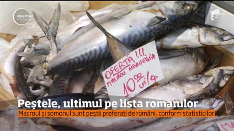 Peștele, ultimul pe lista românilor