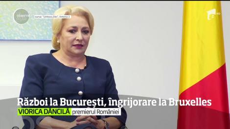 Războiul politic din România provoacă îngrijorare şi la Bruxelles