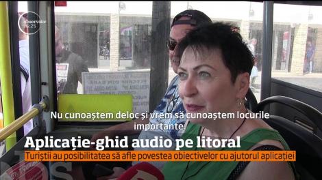 Aplicație-ghid audio pe litoral