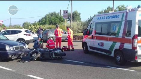 Imagini de la accidentul lui George Clooney