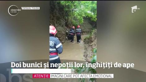 TRAGEDIE fără margini &icirc;n Tulcea! Puhoaiele au luat cu totul o familie. Au fost găsiți morți