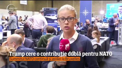 Donald Trump a semănat furtună în capitala Europei.