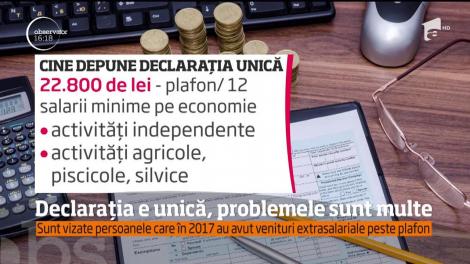 Declaraţia unică încinge spiritele la sediile fiscului