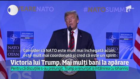 Victoria lui Donald Trump de la summitul NATO! Aliaţii au acceptat să dubleze cheltuielile pentru apărare