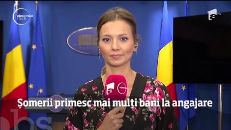 De luni Guvernul îi plăteşte pe şomeri să se angajeze.