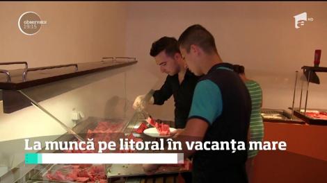 La muncă pe litoral în vacanța mare