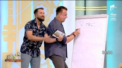 Provocarea Zilei! Mimă cu desen: Adrian Enache, pictor - Flavia Mihasan, ghicește