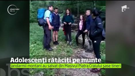 A fost alertă în Masivul Piatra Craiului. Jandarmii montani au intervenit în ajutorul a şase adolescenţi, care se rătăciseră pe munte