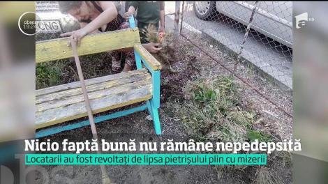 O asociație din Botoșani a fost reclamată la poliție, după ce a făcut curat într-un parc
