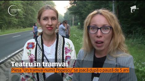 Teatru în tramvai, la Sibiu. Biletele sunt vândute până în septembrie